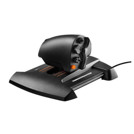 Thrustmaster TWCS Throttle Noir, Orange USB Contrôleur de mouvement Analogique Numérique MAC, PC
