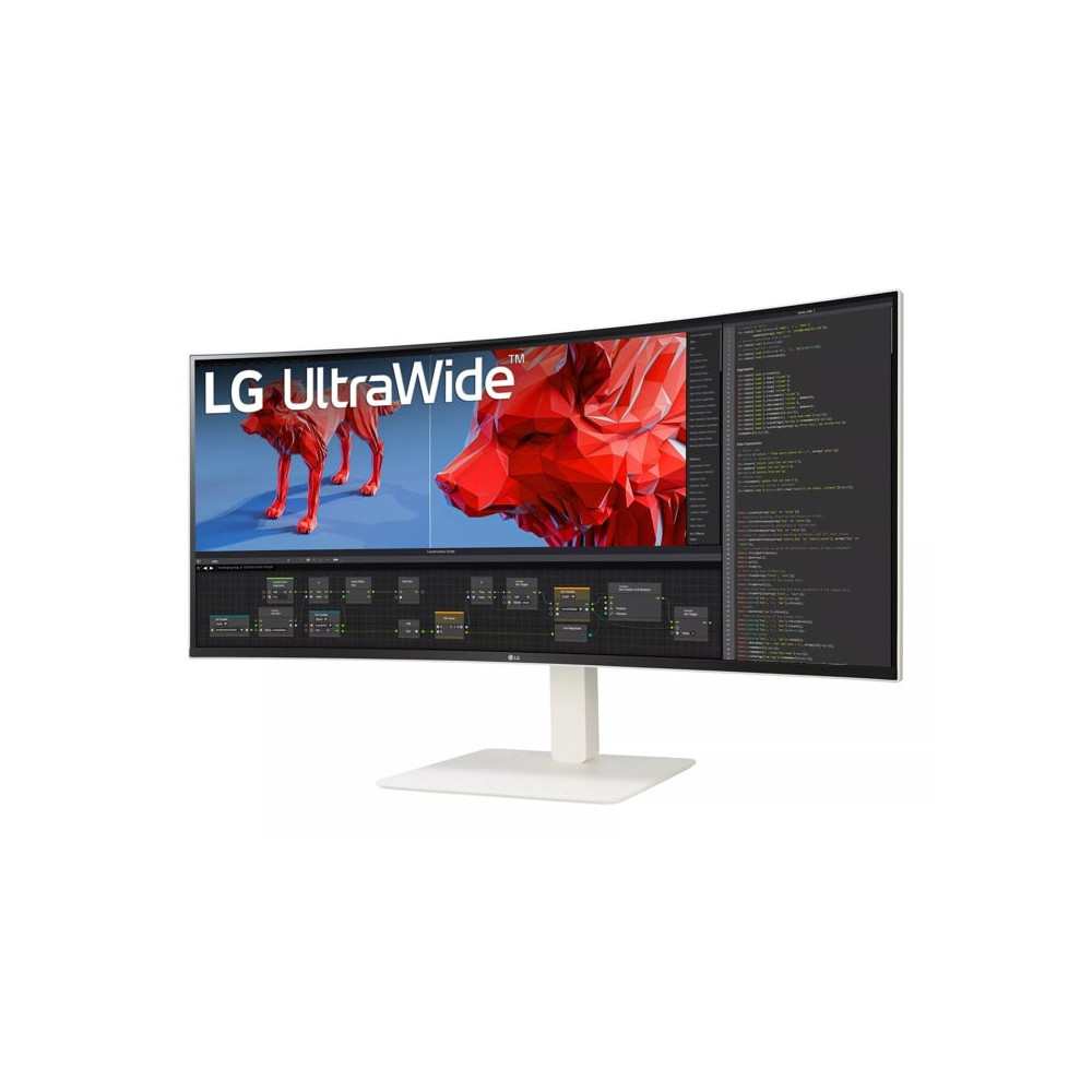 LG 38WR85QC-W écran plat de PC 96,5 cm (38") 3840 x 1600 pixels UltraWide Quad HD LCD Blanc