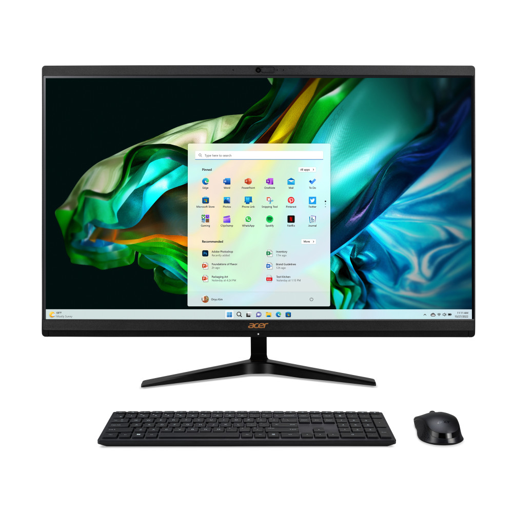 Acer Aspire C27-1800 Intel® Core™ i5 i5-12450H 68,6 cm (27") 1920 x 1080 pixels PC All-in-One 8 Go DDR4-SDRAM 512 Go SSD Acer Aspire C27-1800 Intel® Core™ i5 i5-12450H 68,6 cm (27") 1920 x 1080 pixels PC All-in-One 8 Go DDR4-SDRAM 512 Go SSD