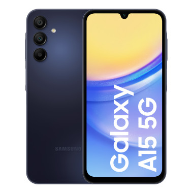 Samsung Galaxy SM-A156B 16,5 cm (6.5") Double SIM hybride Android 14 5G USB Type-C 4 Go 128 Go 5000 mAh Noir, Bleu