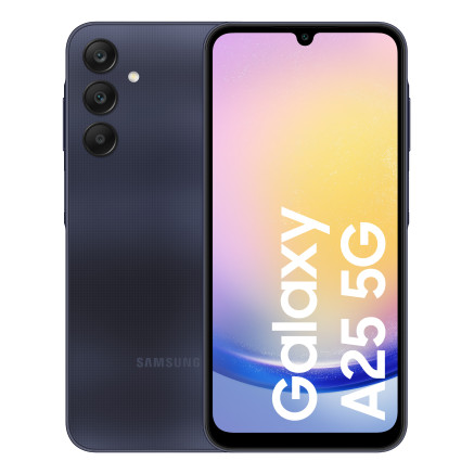 Samsung Galaxy A25 5G SM-A256B 16,5 cm (6.5") Double SIM Android 14 USB Type-C 6 Go 128 Go 5000 mAh Noir, Bleu