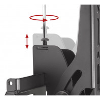 BTEEC035223 Support mural universel pour écran plat avec inclinaison (VESA 400) - Noir