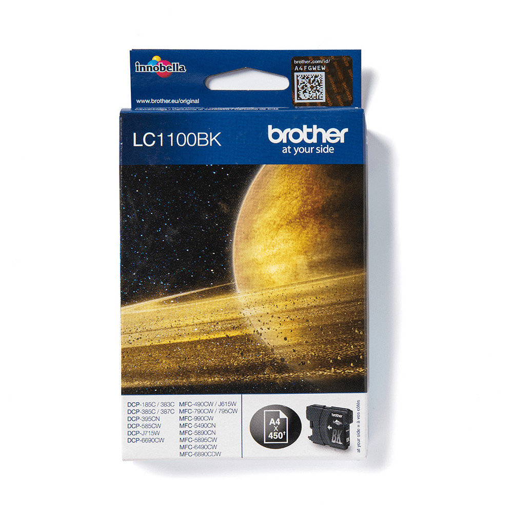 Brother LC1100BK - Cartouche d'encre originale – Noir Brother LC1100BK - Cartouche d'encre originale – Noir
