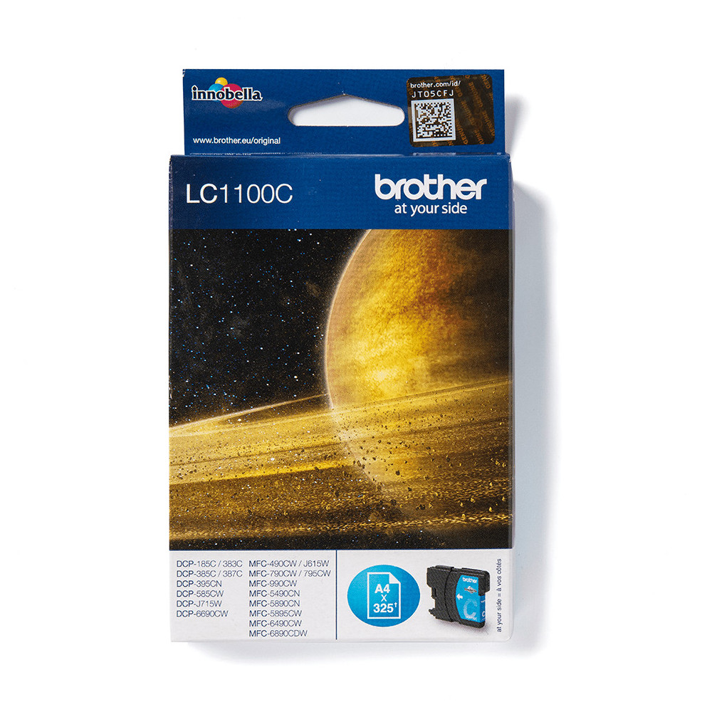 Brother LC1100C - Cartouche d'encre originale – Cyan Brother LC1100C - Cartouche d'encre originale – Cyan
