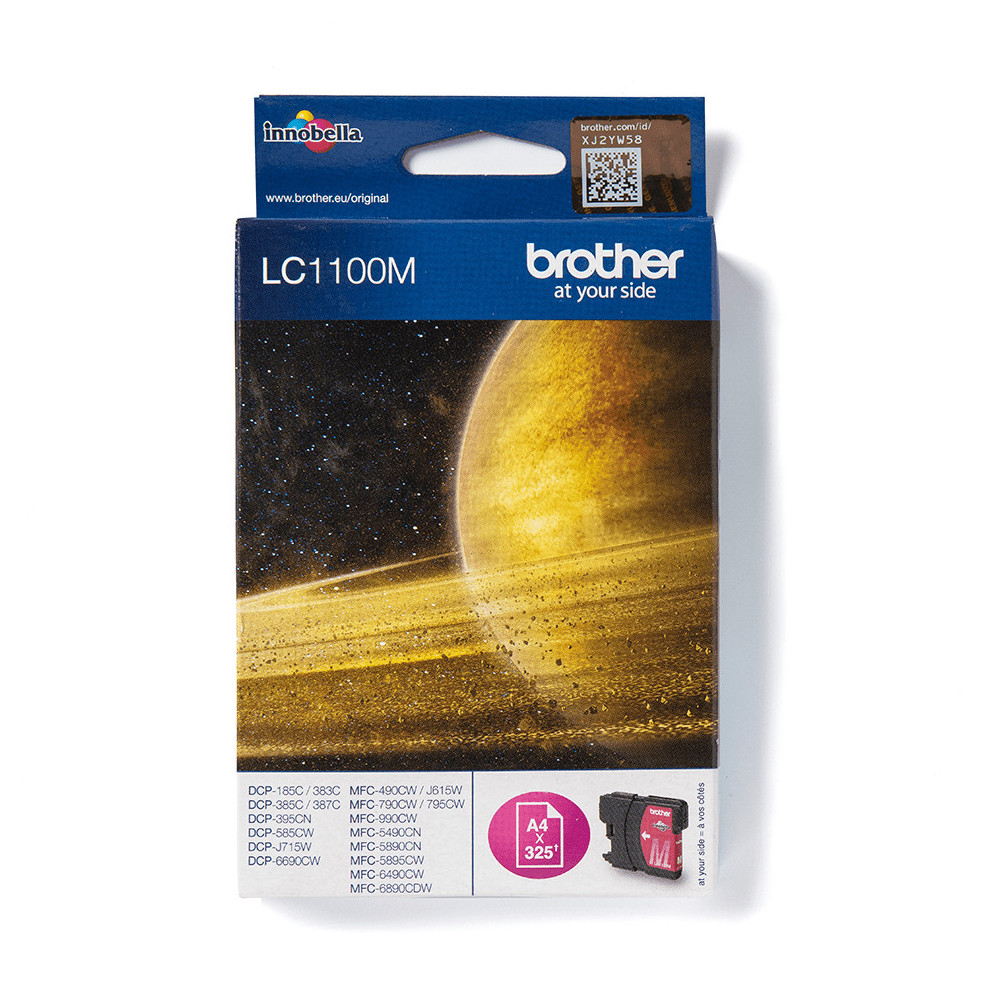 Brother LC1100M - Cartouche d'encre originale – Magenta Brother LC1100M - Cartouche d'encre originale – Magenta