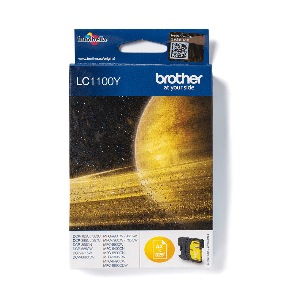Brother LC1100Y - Cartouche d'encre originale – Jaune Brother LC1100Y - Cartouche d'encre originale – Jaune
