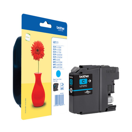 Brother LC121C - Cartouche d'encre originale – Cyan