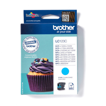 Brother LC123C - Cartouche d'encre originale – Cyan