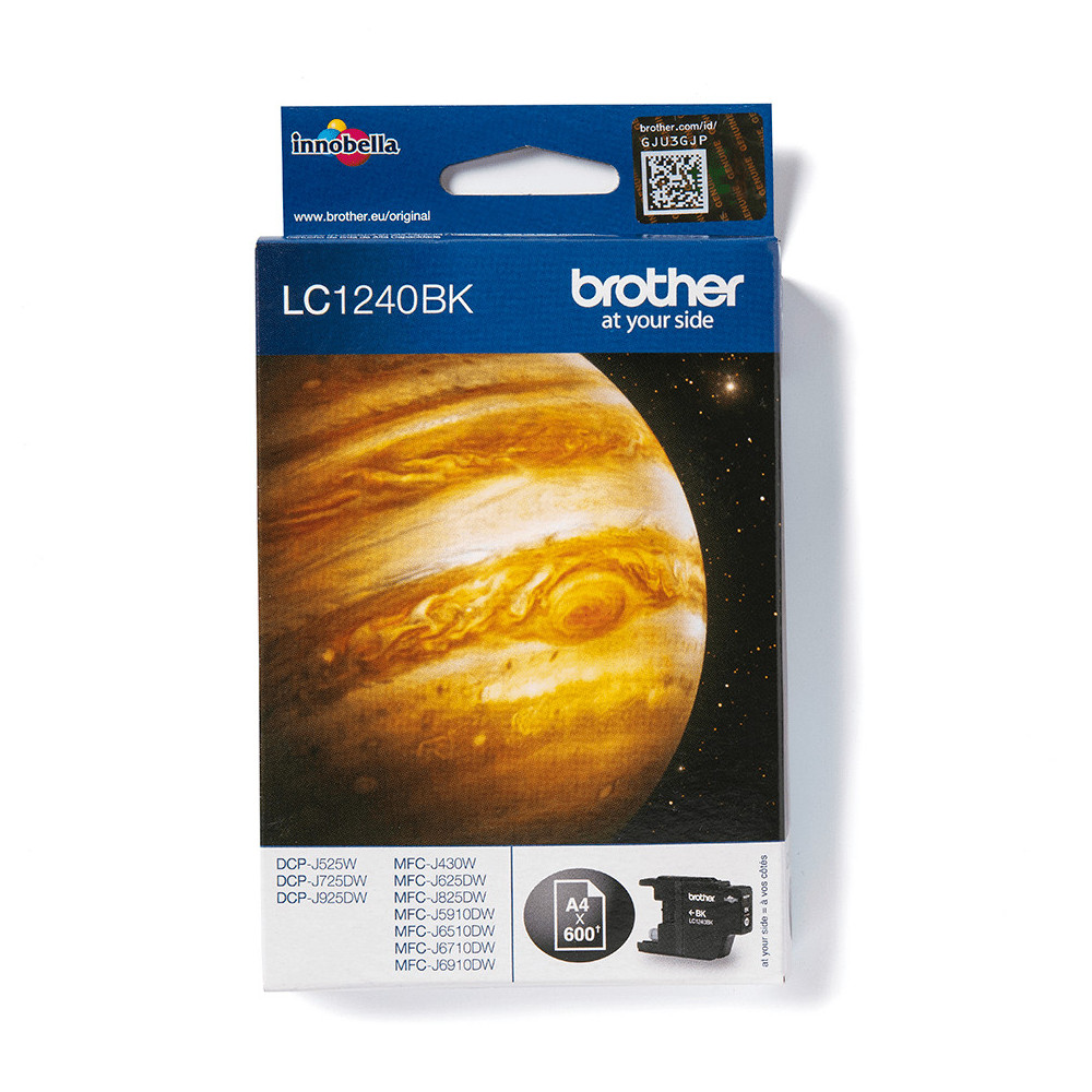 Brother LC1240BK - Cartouche d'encre originale – Noir Brother LC1240BK - Cartouche d'encre originale – Noir