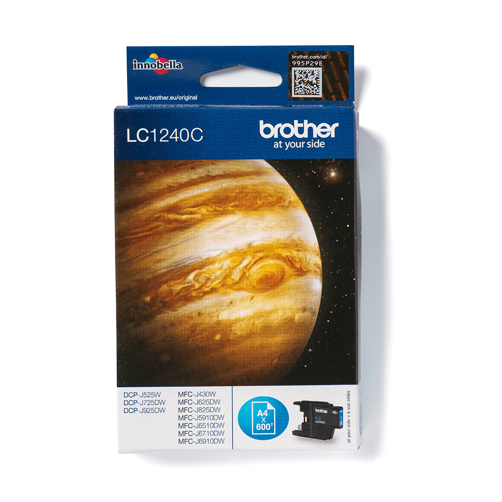 Brother LC1240C - Cartouche d'encre originale – Cyan Brother LC1240C - Cartouche d'encre originale – Cyan