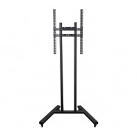 BTEEC035227 Grand chariot universel pour écrans plats / support au sol (VESA 800 x 600) - 1.8m Ø50mm Poles - Noir - Gar10ans