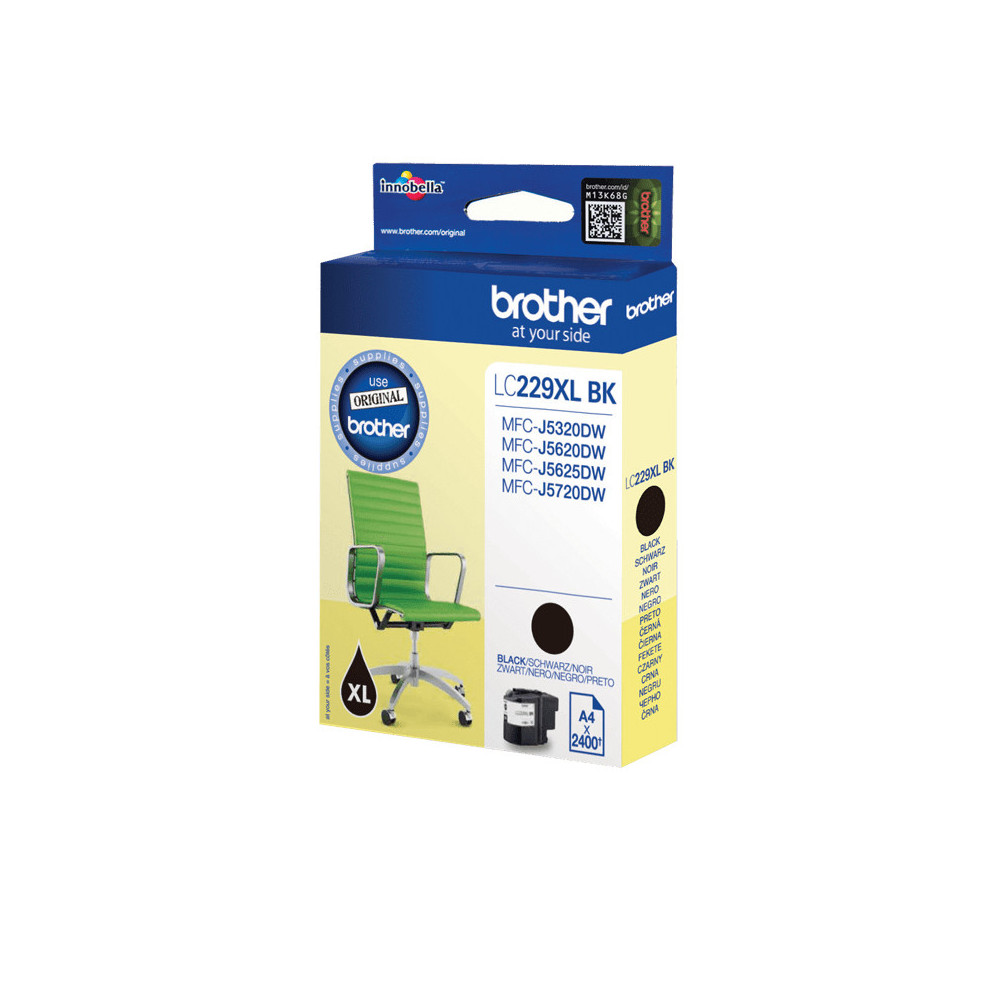 Brother LC229XLBK - Cartouche d'encre originale - Noir Brother LC229XLBK - Cartouche d'encre originale - Noir