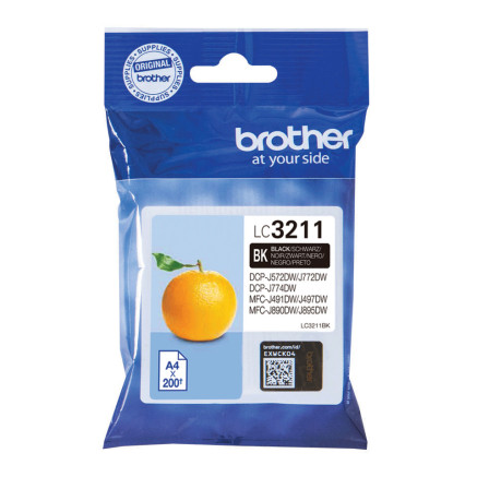 Brother LC3211BK - Cartouche d'encre originale - Noir