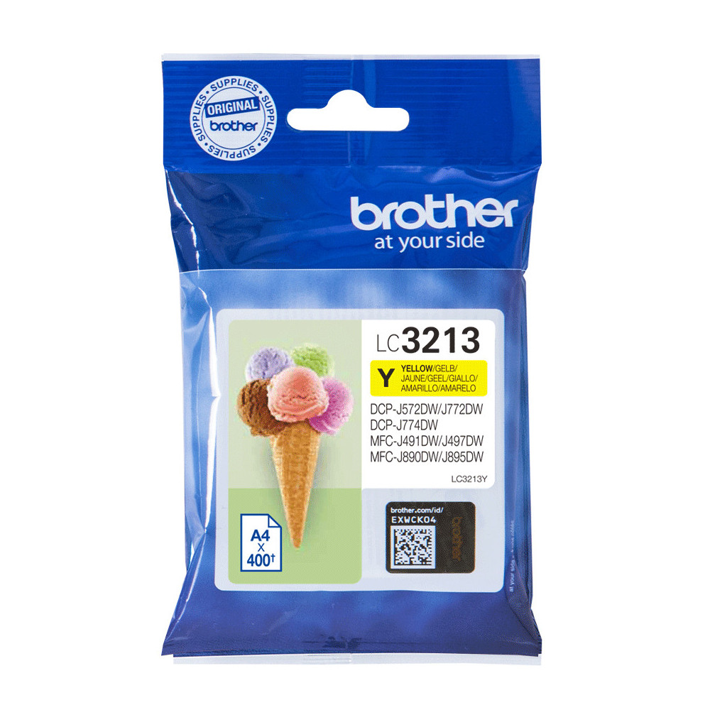 Brother LC3213Y - Cartouche d'encre originale - jaune Brother LC3213Y - Cartouche d'encre originale - jaune
