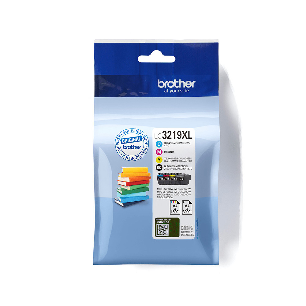 Brother Pack de cartouches d'encre LC3219XLVALBP originales Brother Pack de cartouches d'encre LC3219XLVALBP originales