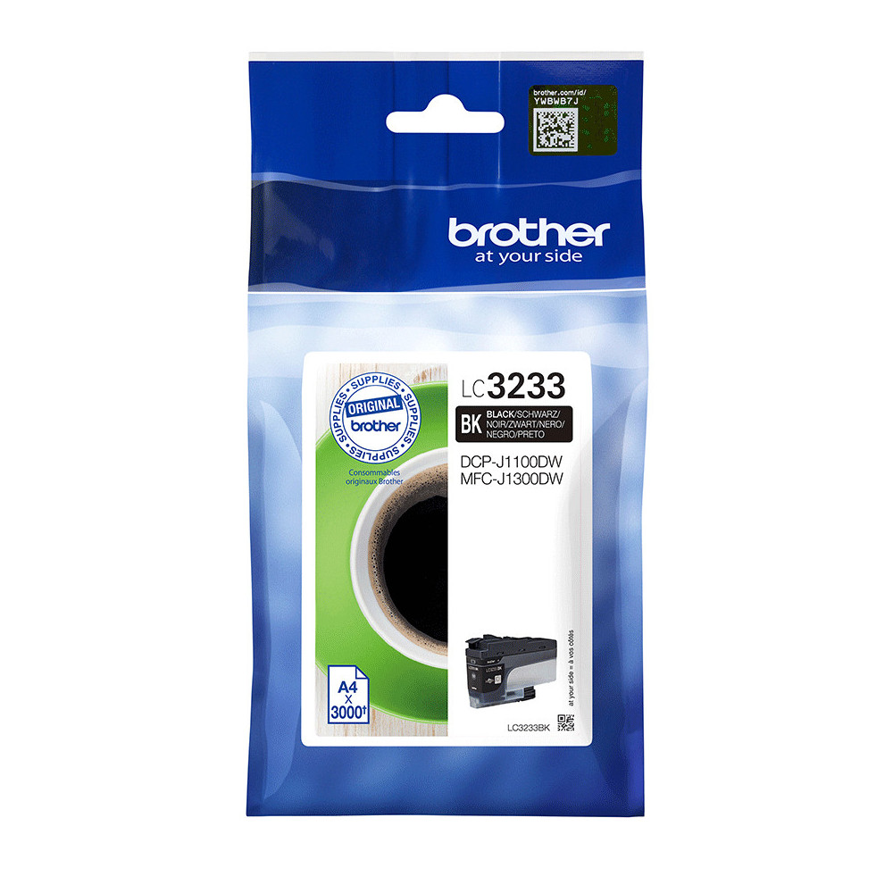 Brother LC3233BK - Cartouche d'encre originale – Noir Brother LC3233BK - Cartouche d'encre originale – Noir