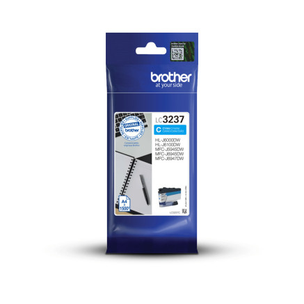 Brother LC3237C - Cartouche d'encre originale – Cyan