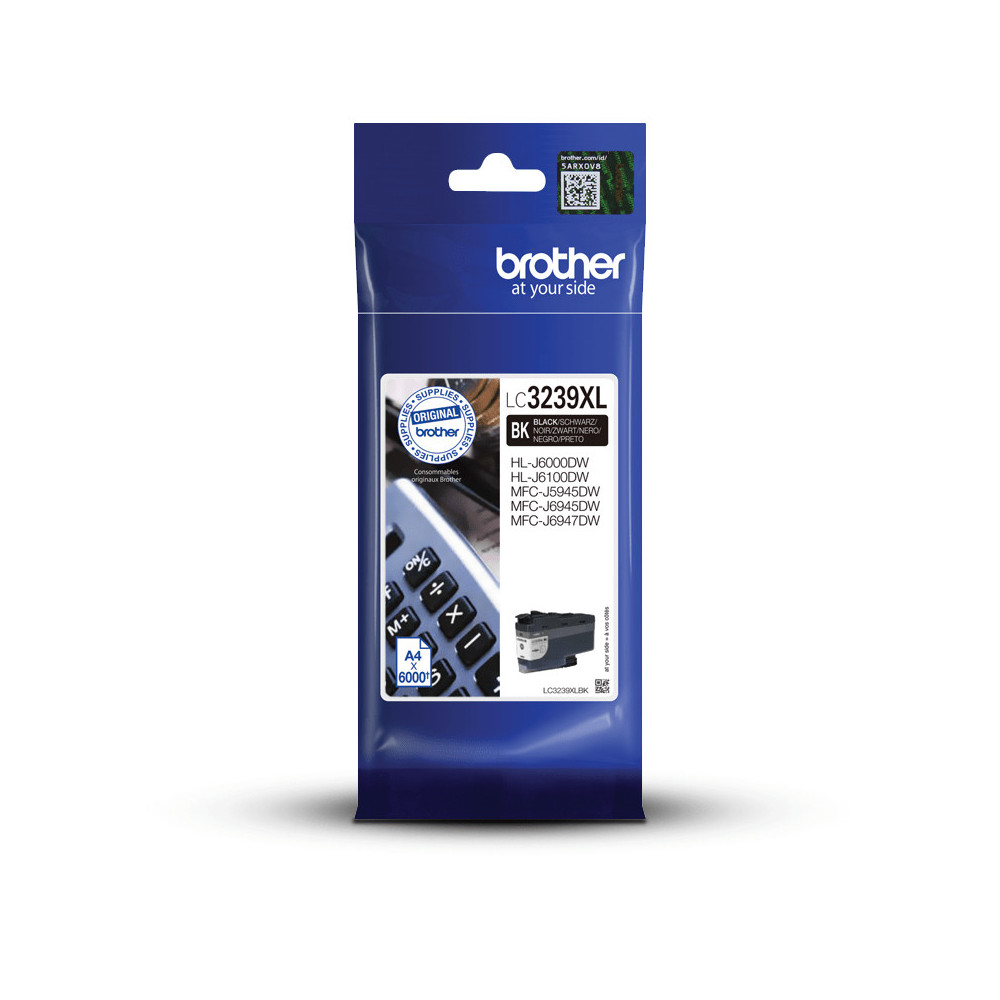 Brother LC-3239XLBK cartouche d'encre 1 pièce(s) Original Rendement élevé (XL) Noir Brother LC-3239XLBK cartouche d'encre 1 pièce(s) Original Rendement élevé (XL) Noir
