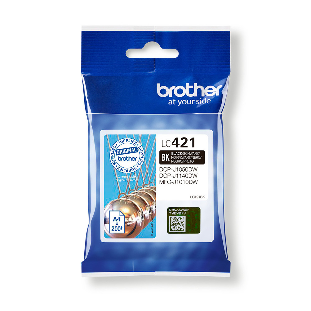 Brother LC421BK - Cartouche d'encre originale - Noire Brother LC421BK - Cartouche d'encre originale - Noire