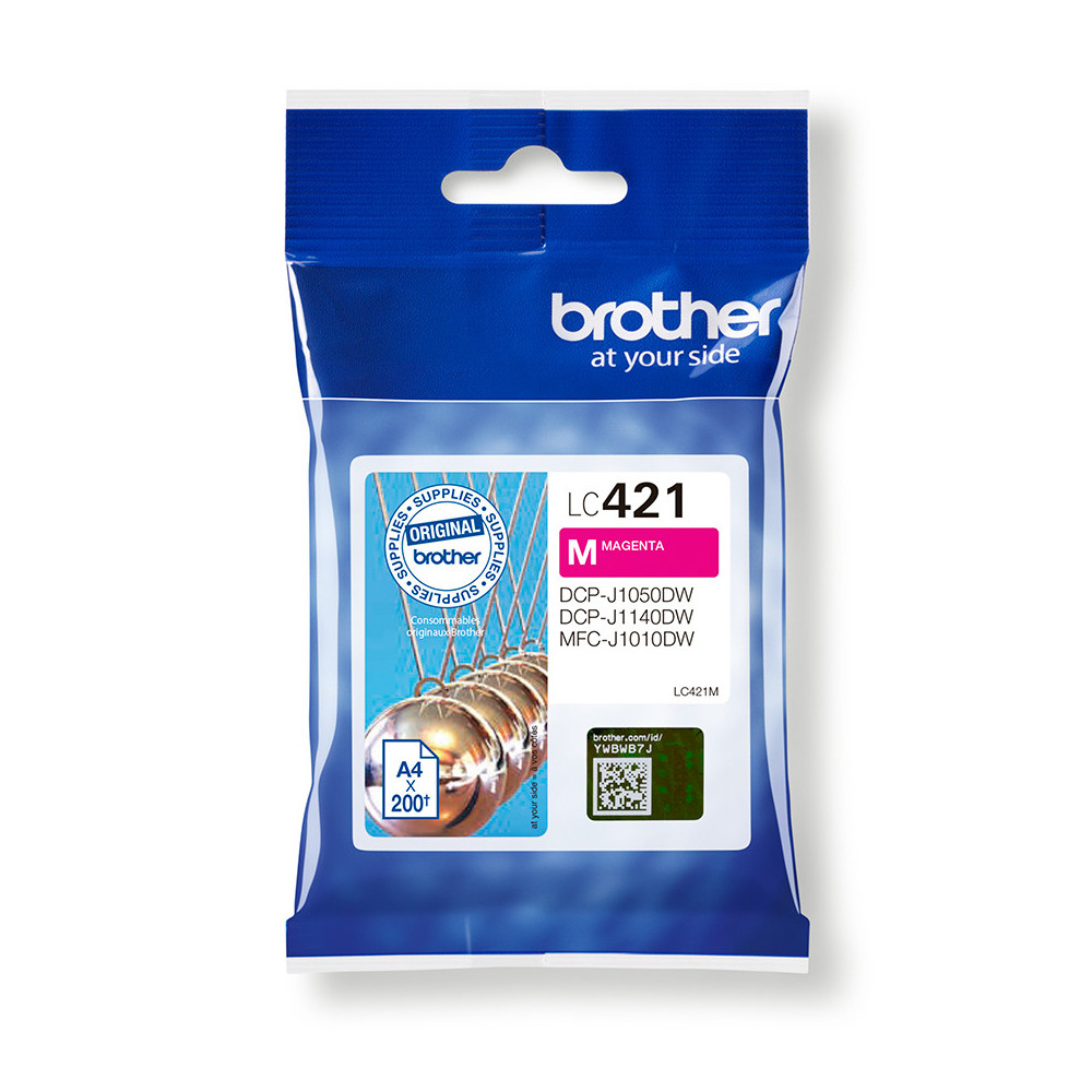 Brother LC421M - Cartouche d'encre originale - Magenta Brother LC421M - Cartouche d'encre originale - Magenta