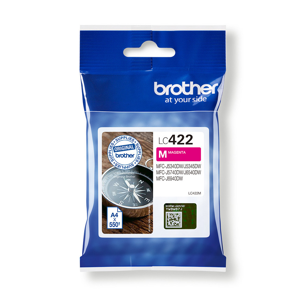 Brother LC422M Cartouche d'encre originale - Magenta Brother LC422M Cartouche d'encre originale - Magenta
