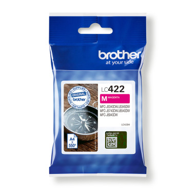 Brother LC422M Cartouche d'encre originale - Magenta