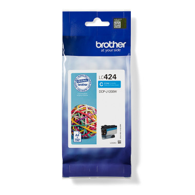 Brother LC424C - Cartouche d'encre transparente - cyan