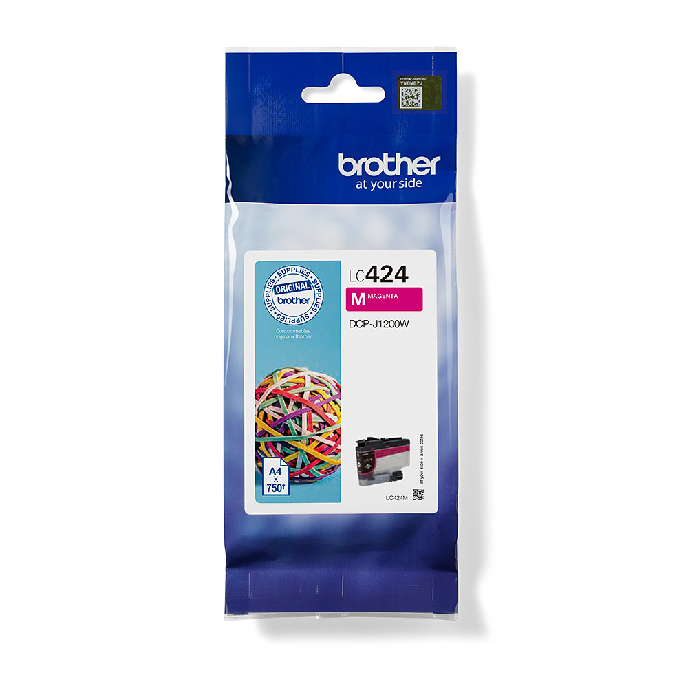 Brother LC424M - Cartouche d'encre transparente - magenta Brother LC424M - Cartouche d'encre transparente - magenta