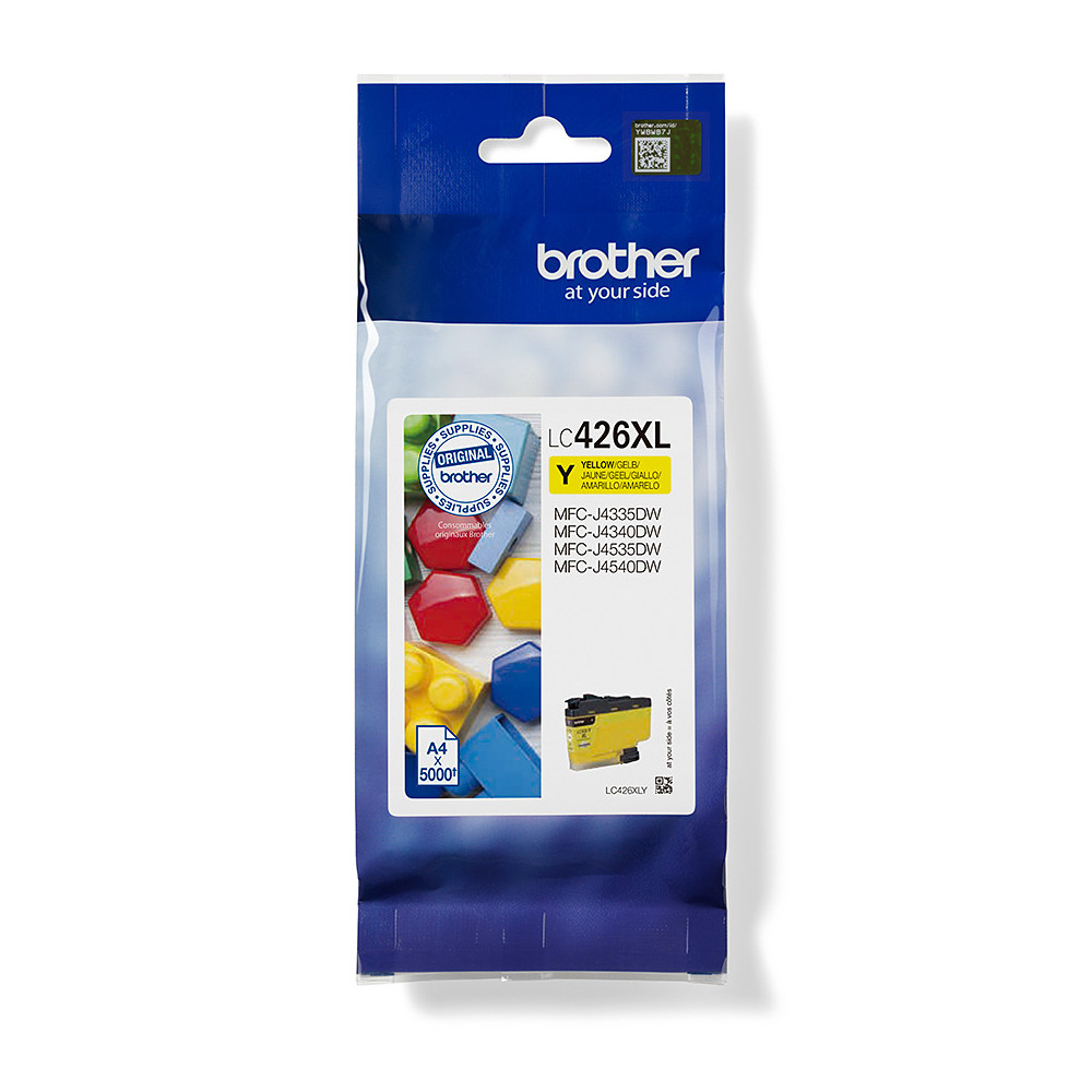 Brother LC426XLY - Cartouche d'encre XL transparente et durable - jaune Brother LC426XLY - Cartouche d'encre XL transparente et durable - jaune