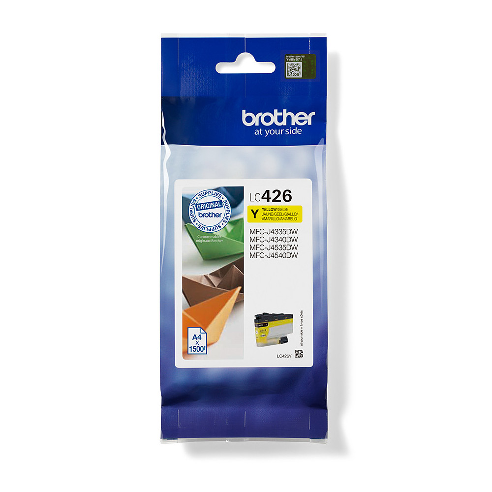 Brother LC426Y - Cartouche d'encre transparente - jaune Brother LC426Y - Cartouche d'encre transparente - jaune