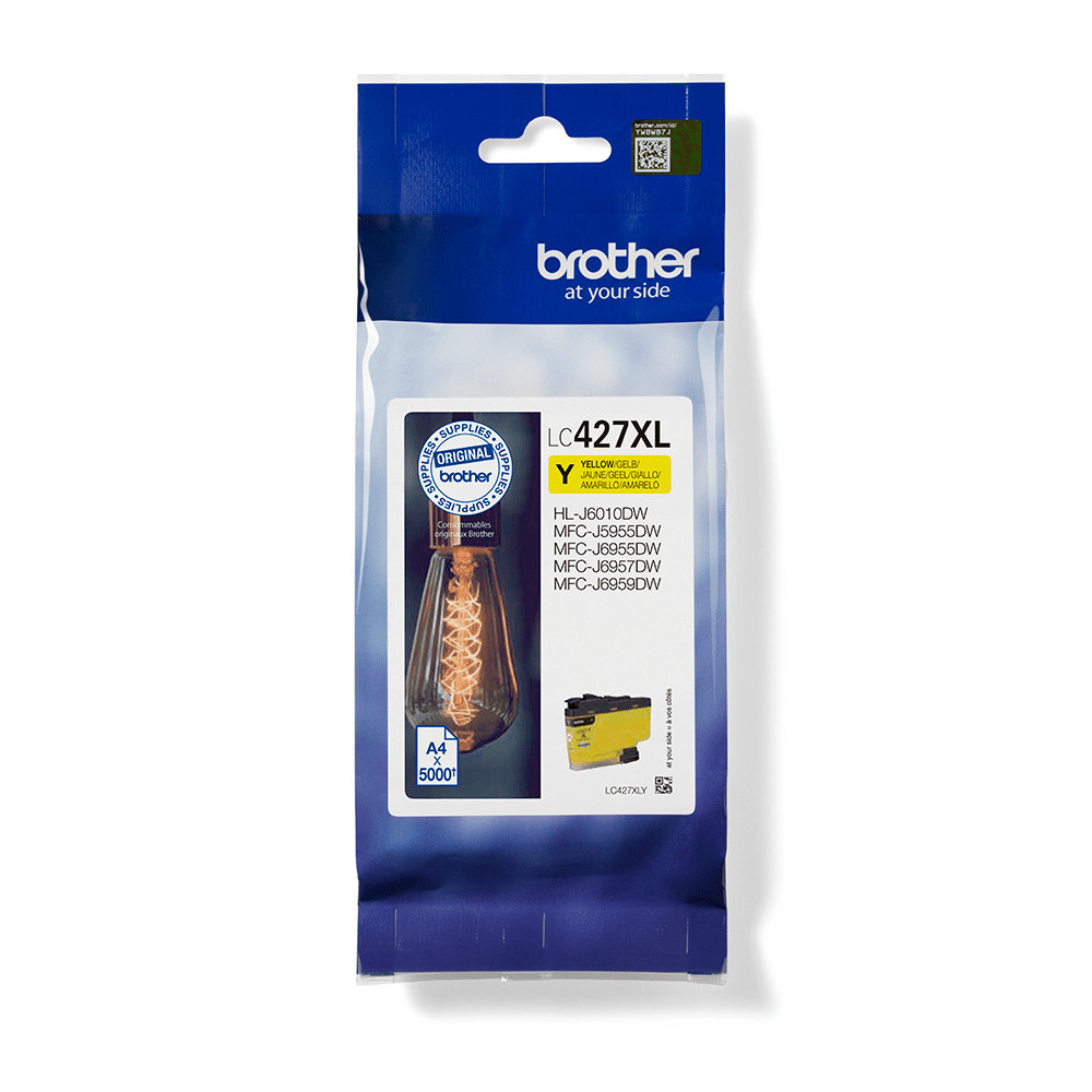Brother LC427XLY - Cartouche d'encre originale - Jaune Brother LC427XLY - Cartouche d'encre originale - Jaune