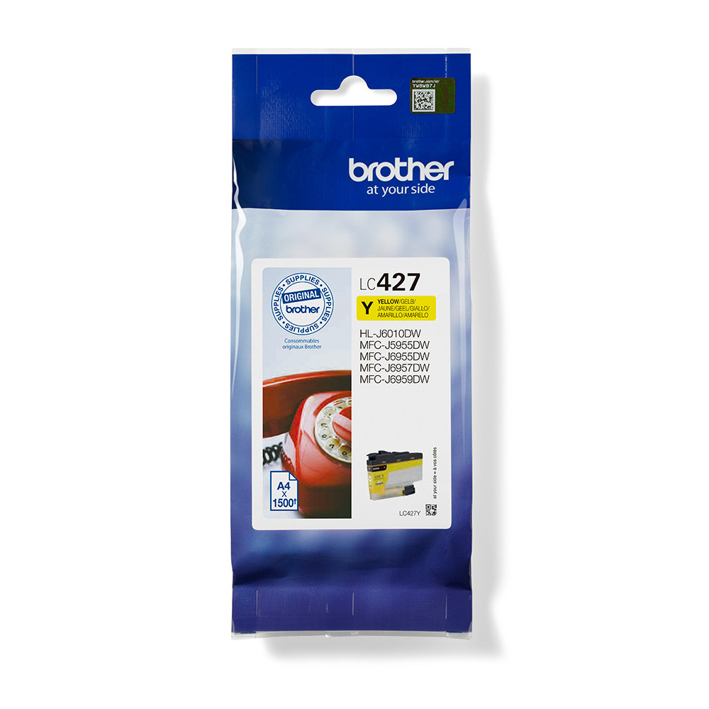 Brother LC427Y - Cartouche d'encre originale - Jaune Brother LC427Y - Cartouche d'encre originale - Jaune