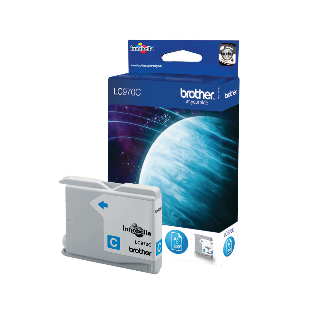 Brother LC970C - Cartouche d'encre originale – Cyan Brother LC970C - Cartouche d'encre originale – Cyan