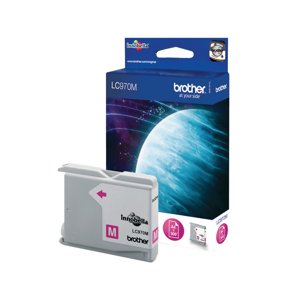 Brother LC970M - Cartouche d'encre originale – Magenta Brother LC970M - Cartouche d'encre originale – Magenta