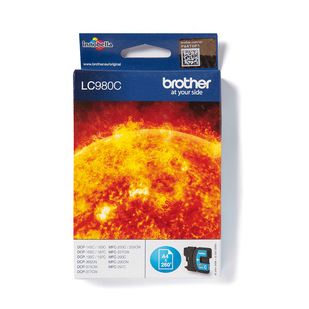 Brother LC980C - Cartouche d'encre originale – Cyan Brother LC980C - Cartouche d'encre originale – Cyan