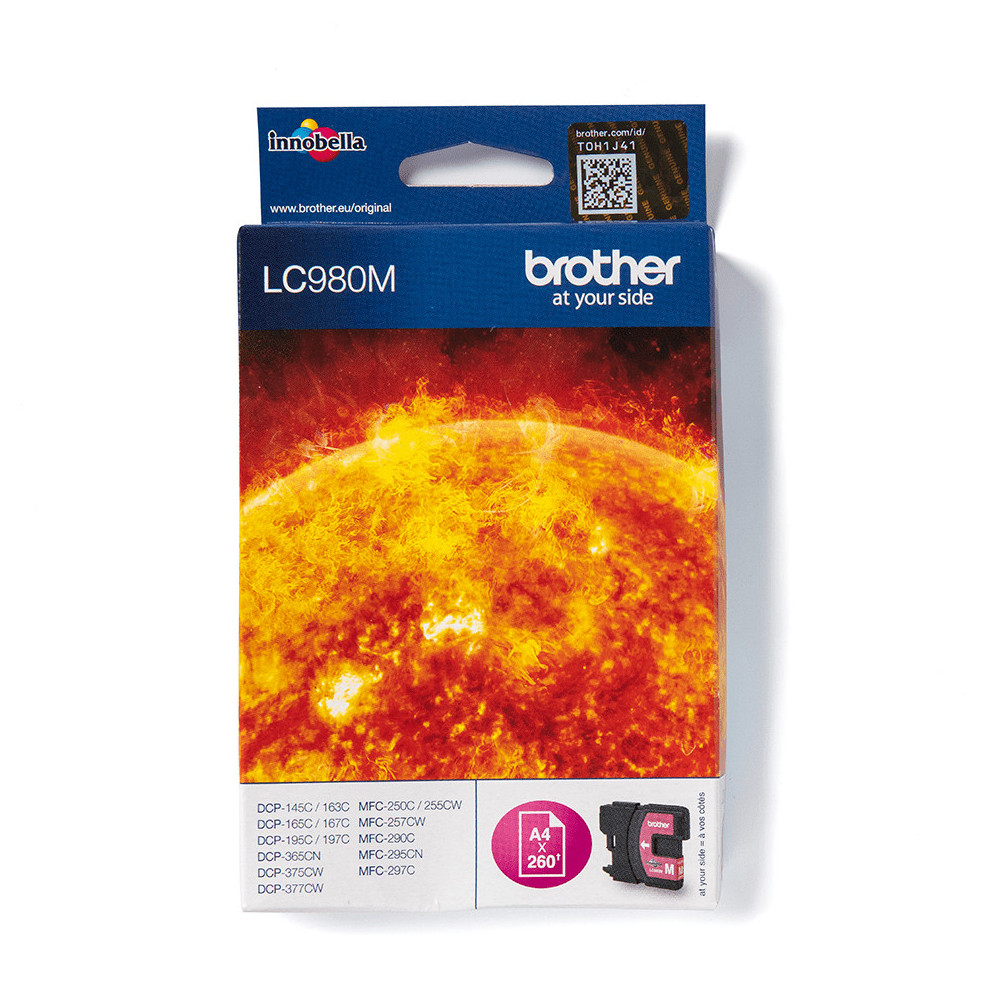 Brother LC980M - Cartouche d'encre originale – Magenta Brother LC980M - Cartouche d'encre originale – Magenta