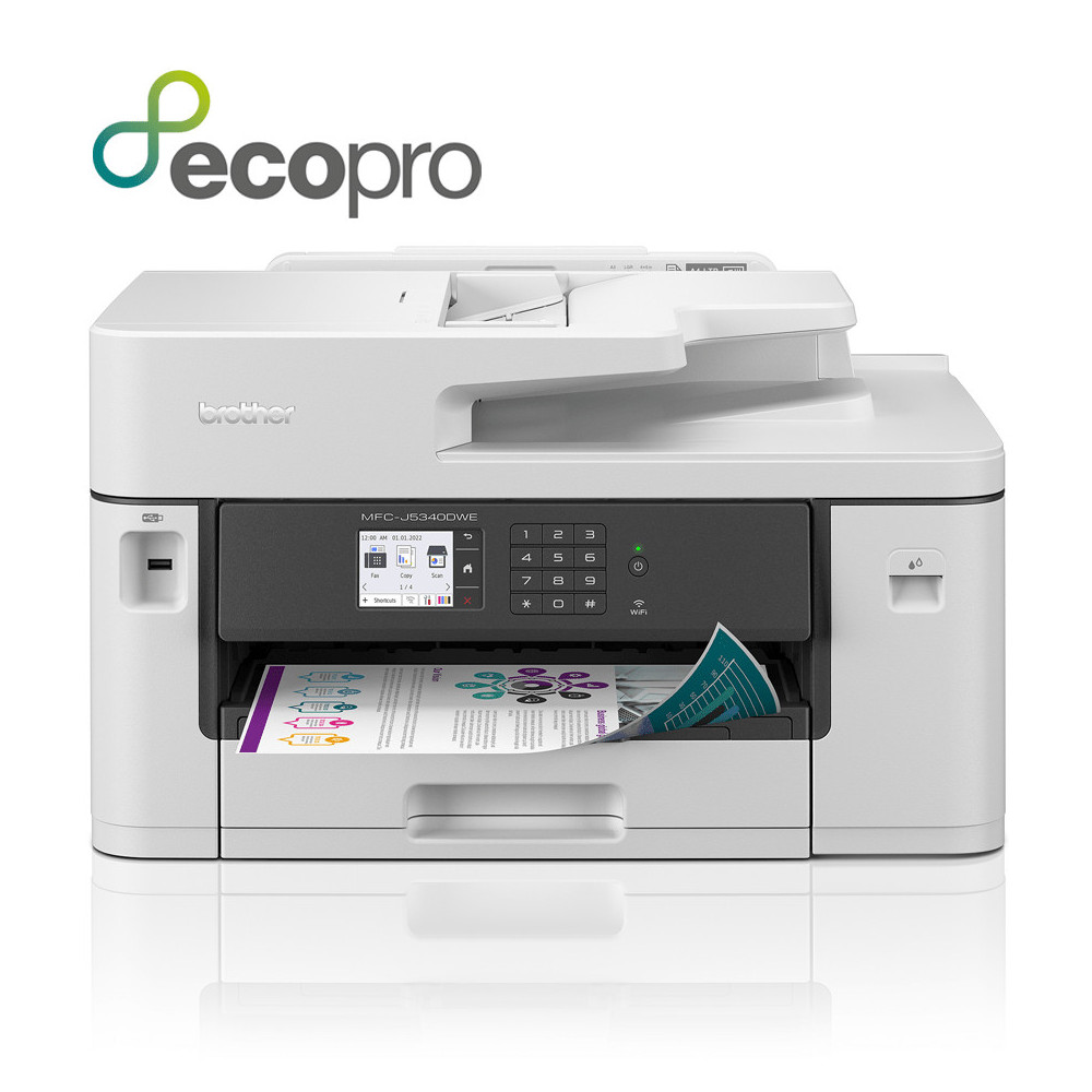 Brother MFC-J5340DWE imprimante multifonction Jet d'encre A3 4800 x 1200 DPI Wifi Brother MFC-J5340DWE imprimante multifonction Jet d'encre A3 4800 x 1200 DPI Wifi