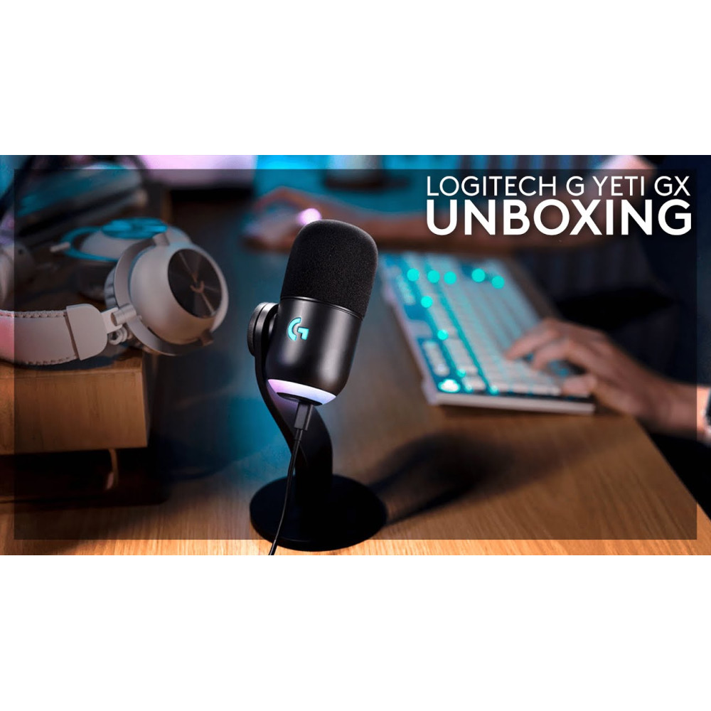 Logitech G Yeti GX - Microphone - USB - noir