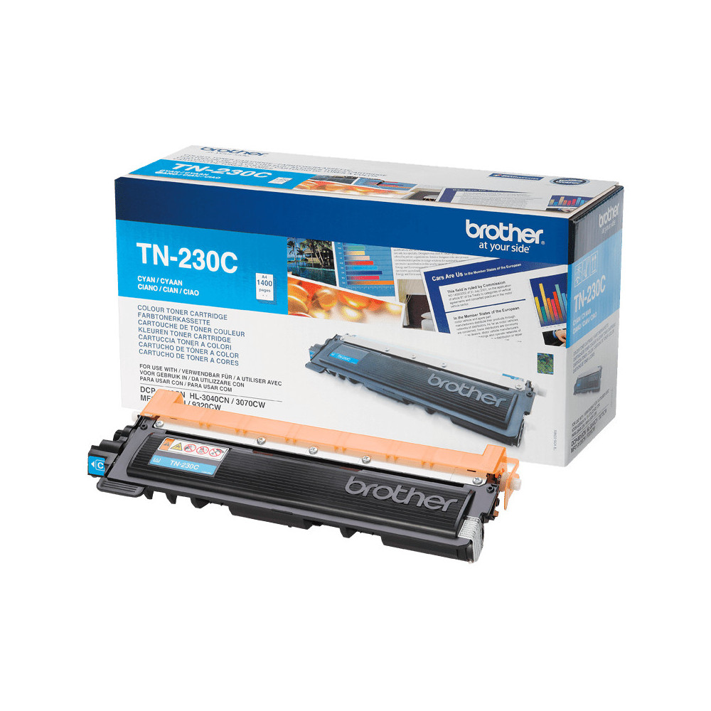 Brother TN-230C - Cartouche de toner originale – Cyan Brother TN-230C - Cartouche de toner originale – Cyan