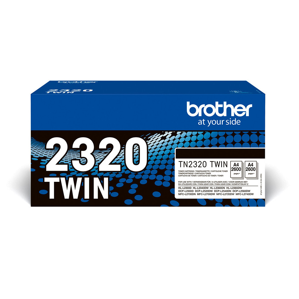 Brother TN-2320TWIN Cartouche de toner 1 pièce(s) Original Noir Brother TN-2320TWIN Cartouche de toner 1 pièce(s) Original Noir