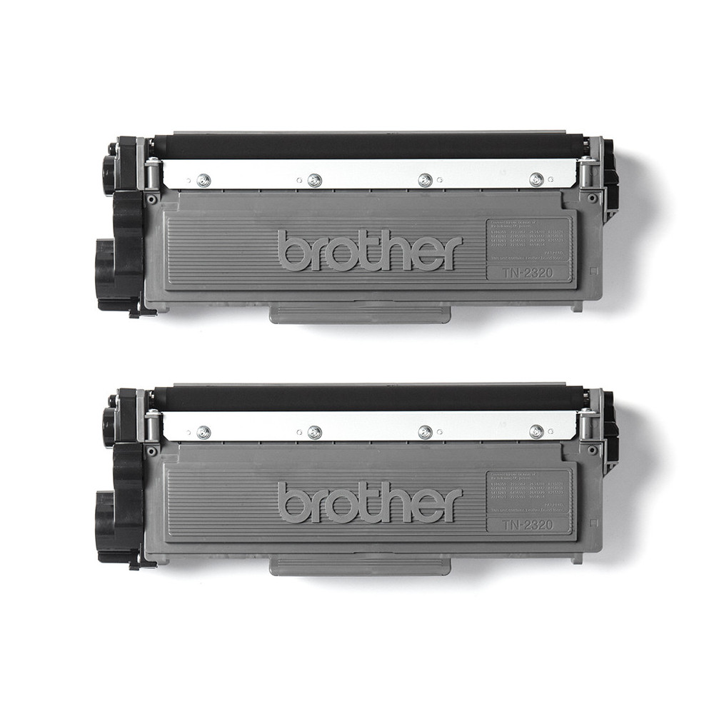 Brother TN-2320TWIN Cartouche de toner 1 pièce(s) Original Noir