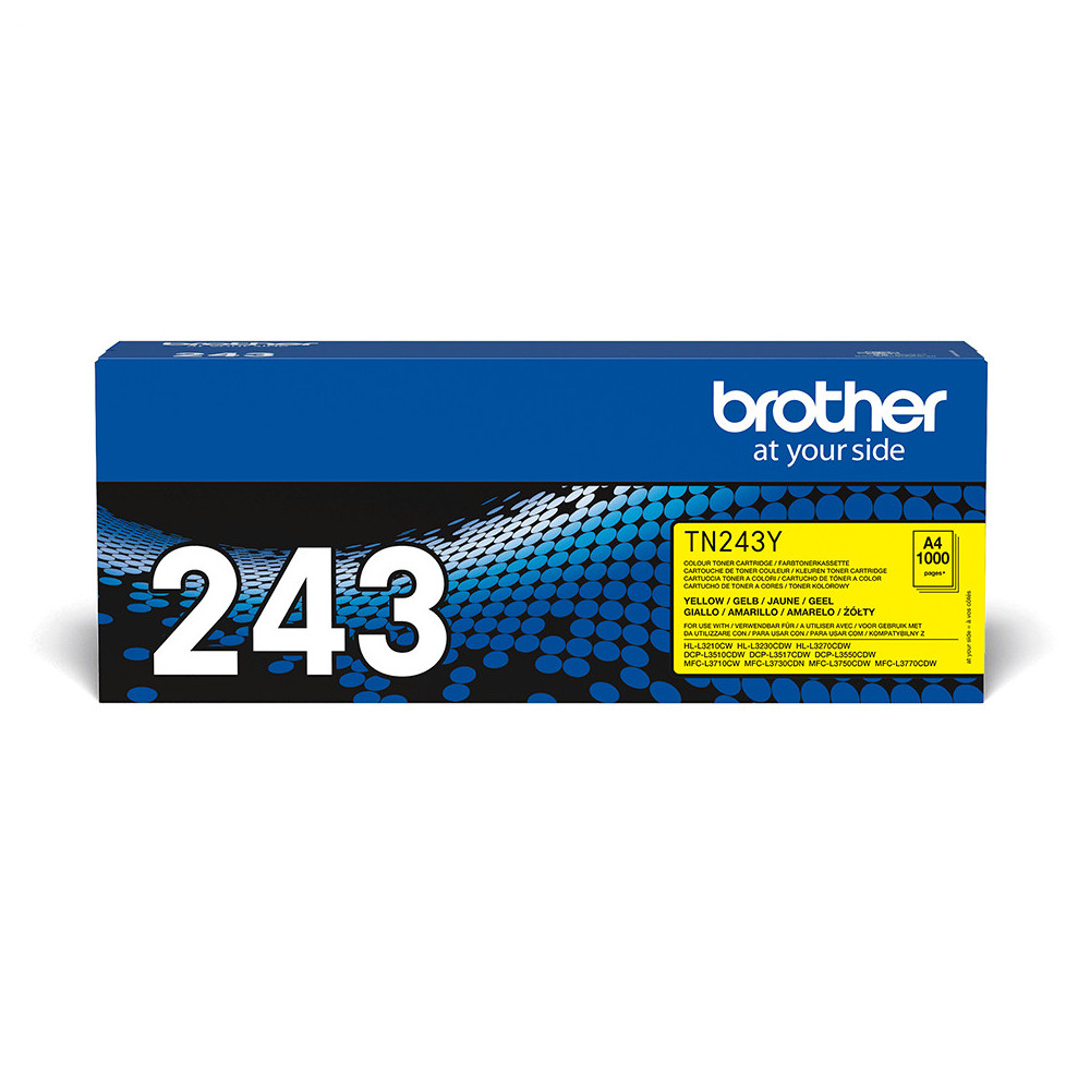 Brother TN-243Y - Cartouche de toner originale – Jaune Brother TN-243Y - Cartouche de toner originale – Jaune