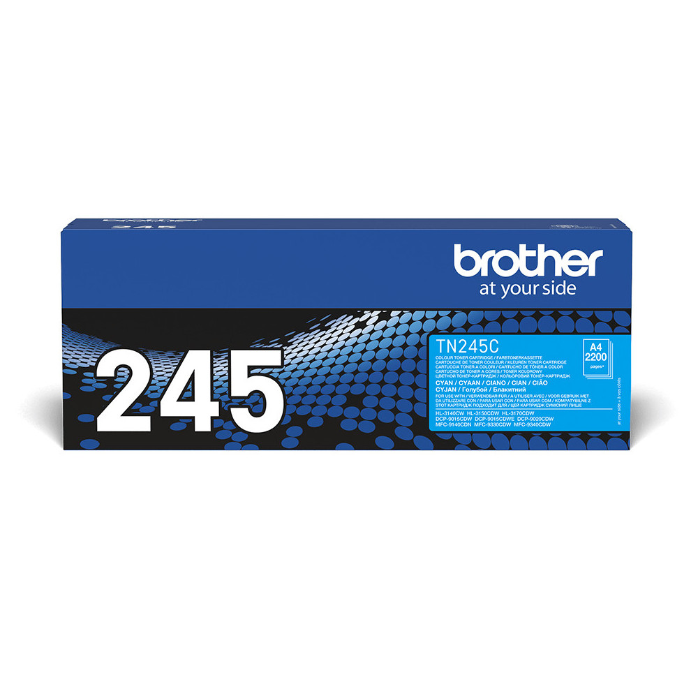 Brother TN-245C - Cartouche de toner originale – Cyan Brother TN-245C - Cartouche de toner originale – Cyan