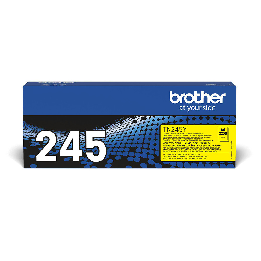 Brother TN-245Y - Cartouche de toner originale – Jaune Brother TN-245Y - Cartouche de toner originale – Jaune