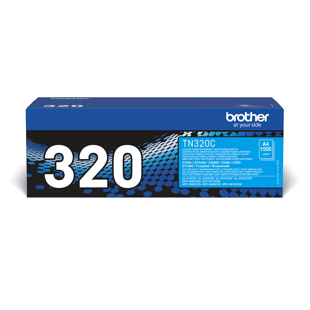 Brother TN-320C - Cartouche de toner originale – Cyan Brother TN-320C - Cartouche de toner originale – Cyan