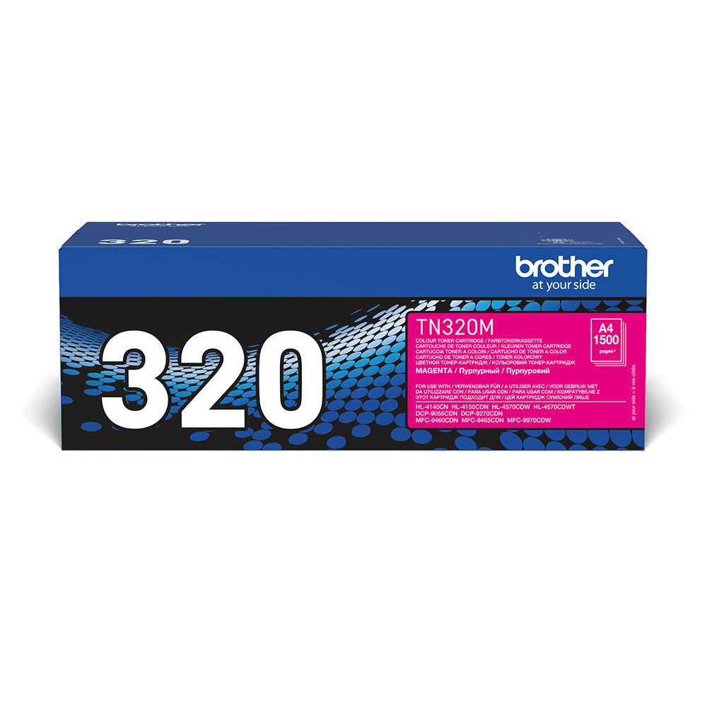 Brother TN-320M - Cartouche de toner originale – Magenta Brother TN-320M - Cartouche de toner originale – Magenta