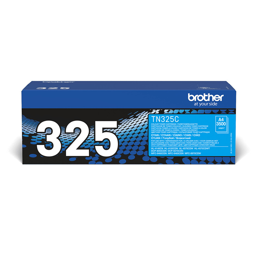 Brother TN-325C - Cartouche de toner originale – Cyan Brother TN-325C - Cartouche de toner originale – Cyan