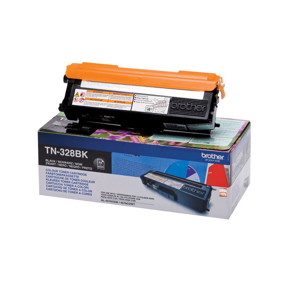 Brother TN-328BK - Cartouche de toner originale – Noir Brother TN-328BK - Cartouche de toner originale – Noir