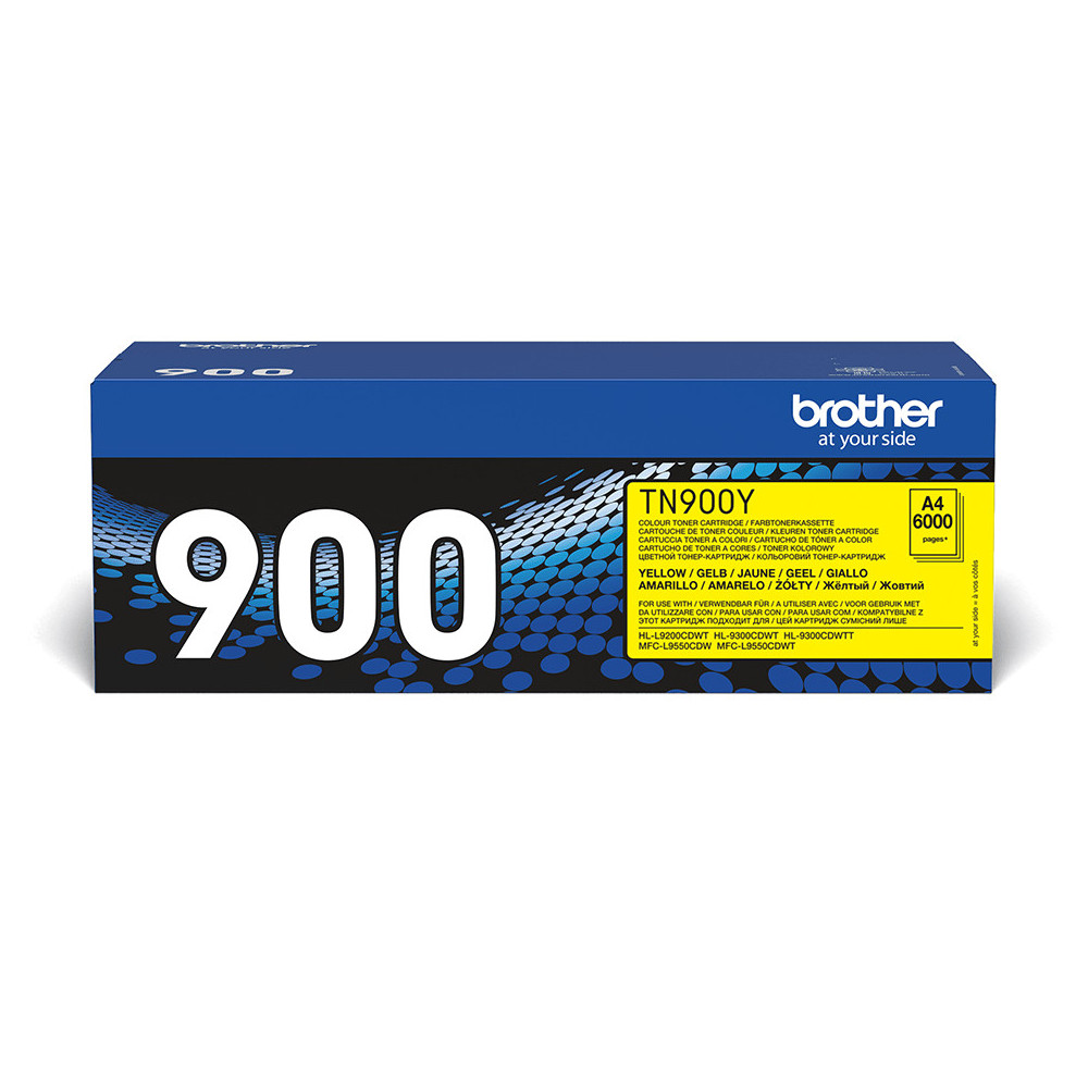 Brother TN-900Y - Cartouche de toner originale – Jaune Brother TN-900Y - Cartouche de toner originale – Jaune