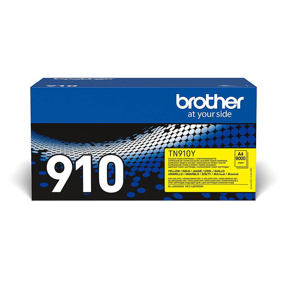 Brother Cartouche de toner TN-910Y originale – Jaune Brother Cartouche de toner TN-910Y originale – Jaune
